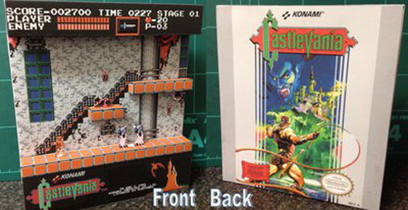 Illustration for article titled Fan Makes Cool Paper Versions of Classic Game Scenes